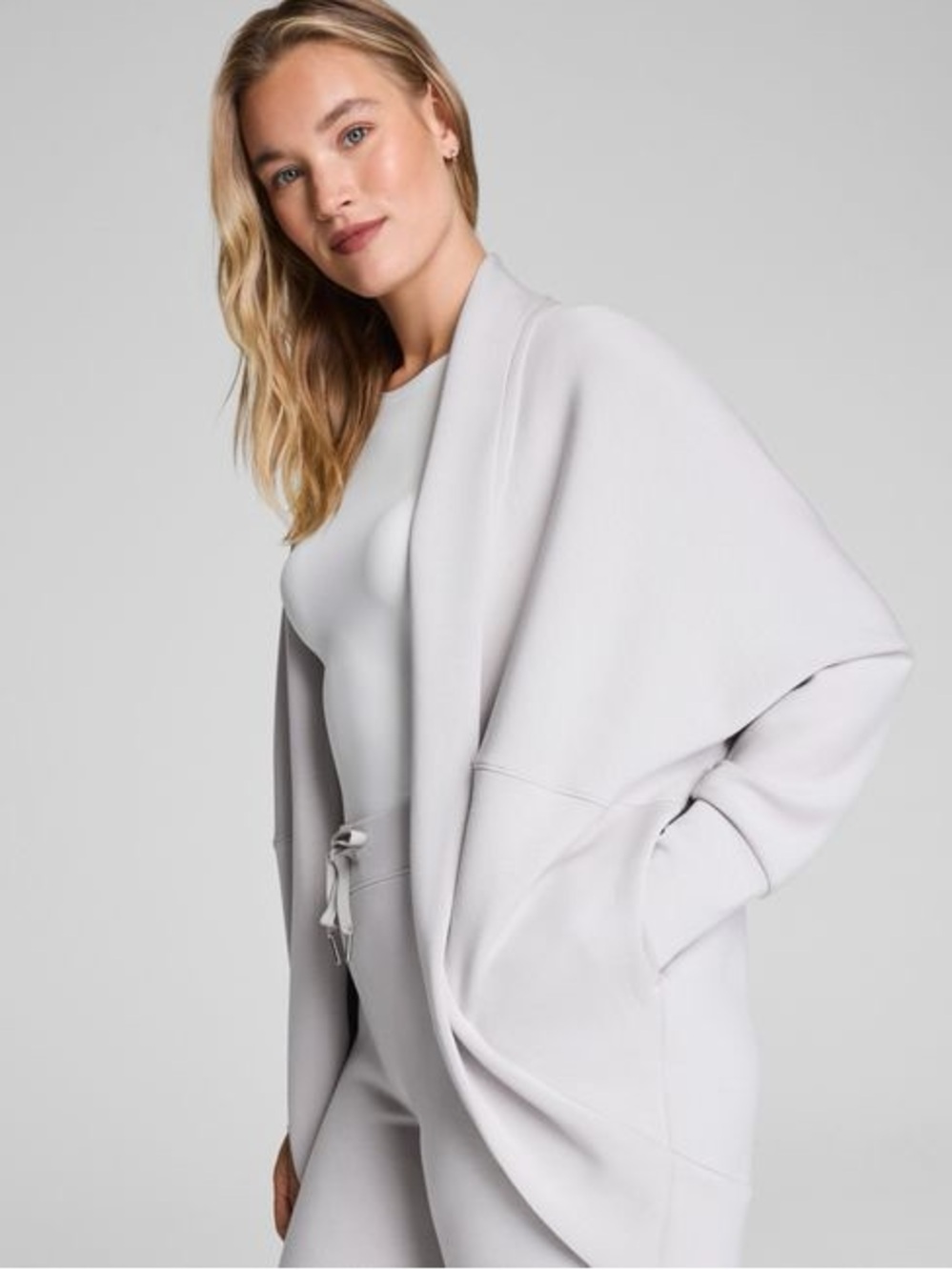 ✨NWT SPANX AirEssentials Cocoon Cardigan White Cloud